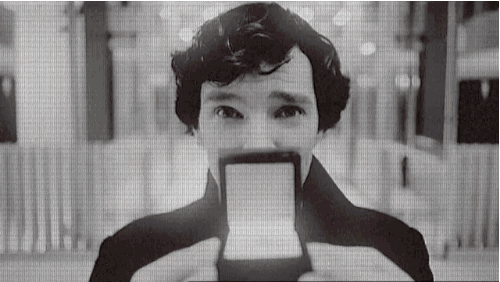 Sherlock proposing to Janine Series 3 GIF